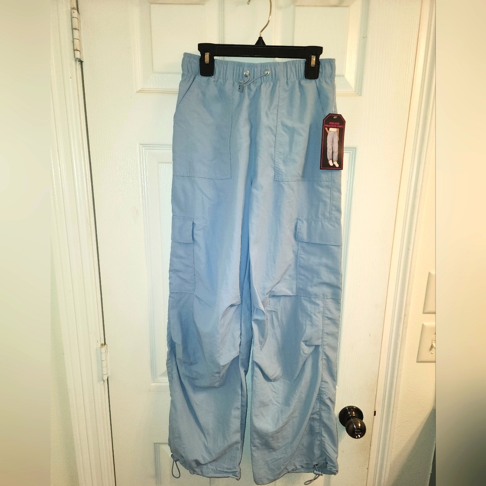 High rise parachute pants by No Boundaries size XS